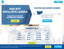 Tablet Screenshot of euroloan.fi